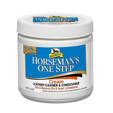 Absorbine Horseman’s One Step Cream Leather Cleaner & Conditioner 15 oz. 428320